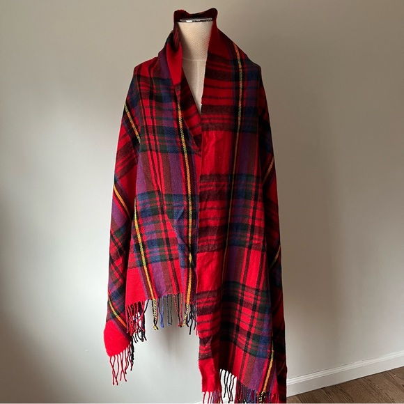 Merona Plaid Blanket Scarf - Picture 3 of 5